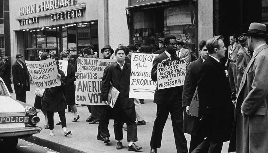 Protesta en Nueva York por la segregación
