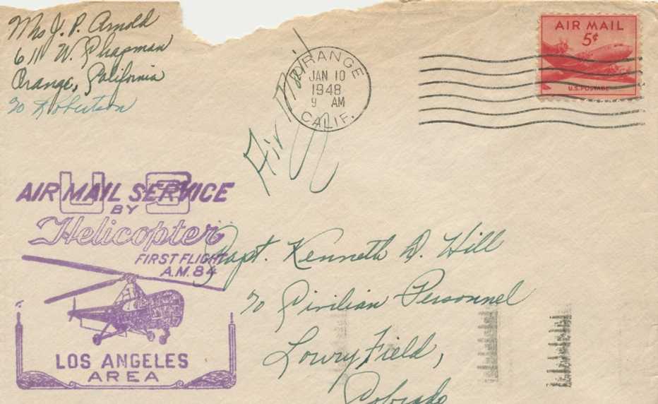 Una carta de la época de la Segunda Guerra Mundial