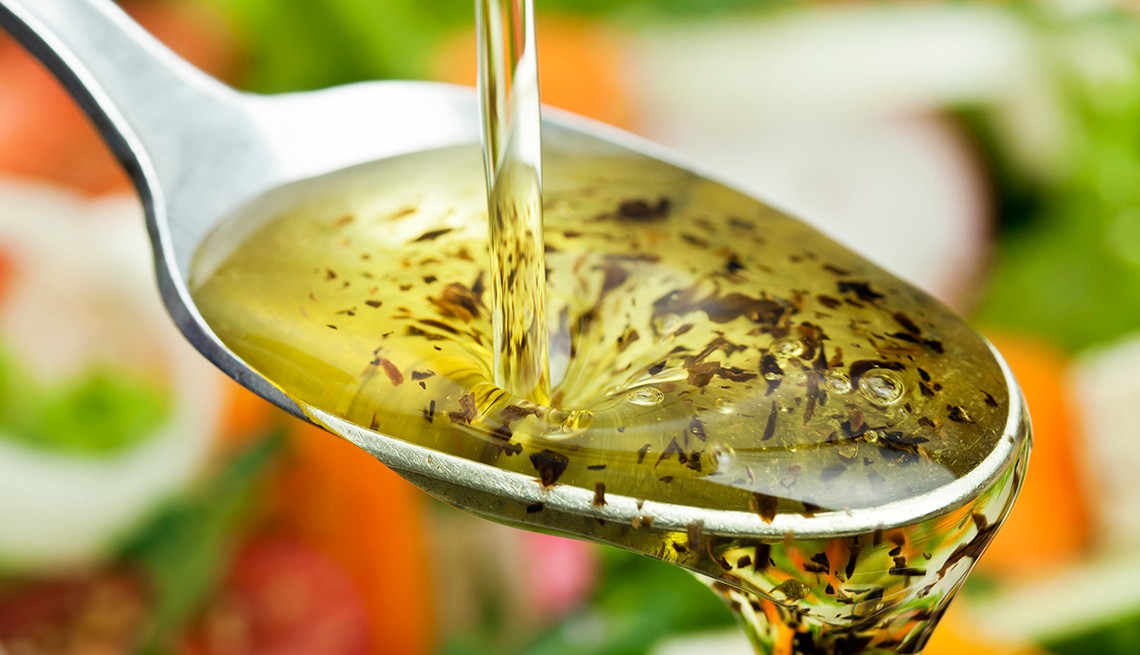 Cucharada de aceite de oliva y otras especias
