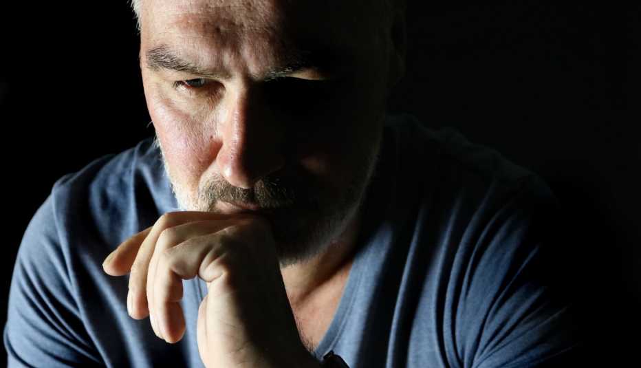 Un hombre triste