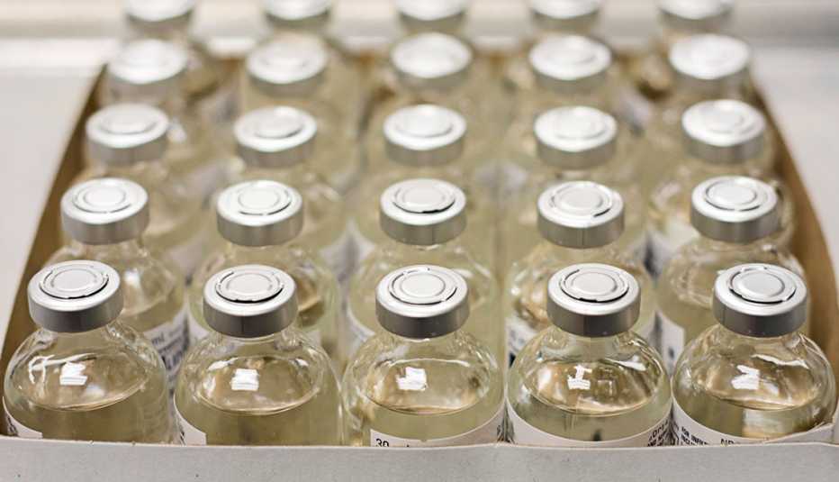 Frascos de medicamento para iyectar