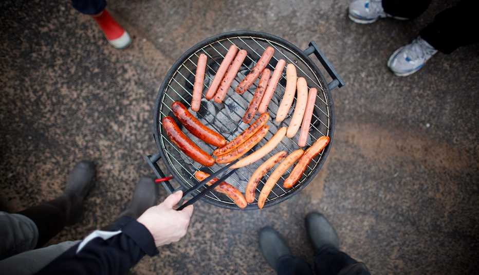 Hot Dogs a la barbacoa