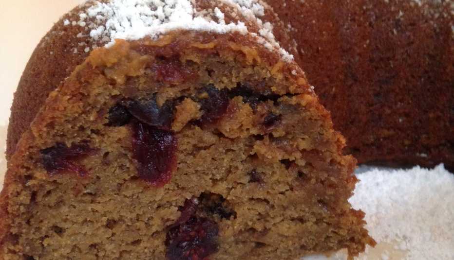 Pan de arándanos y calabaza