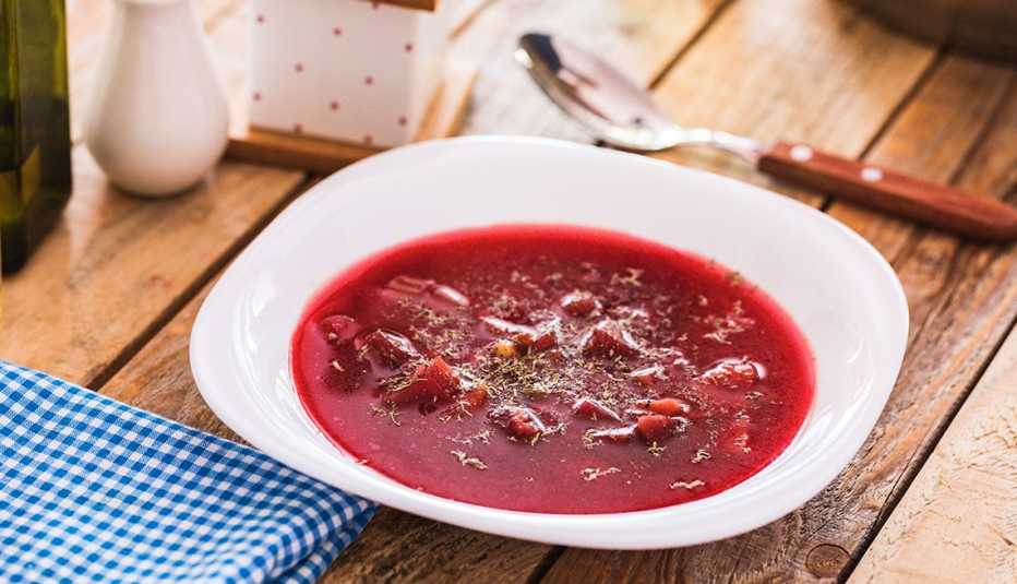 Plato de borscht