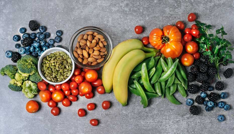 Frutas y vegetales frescos