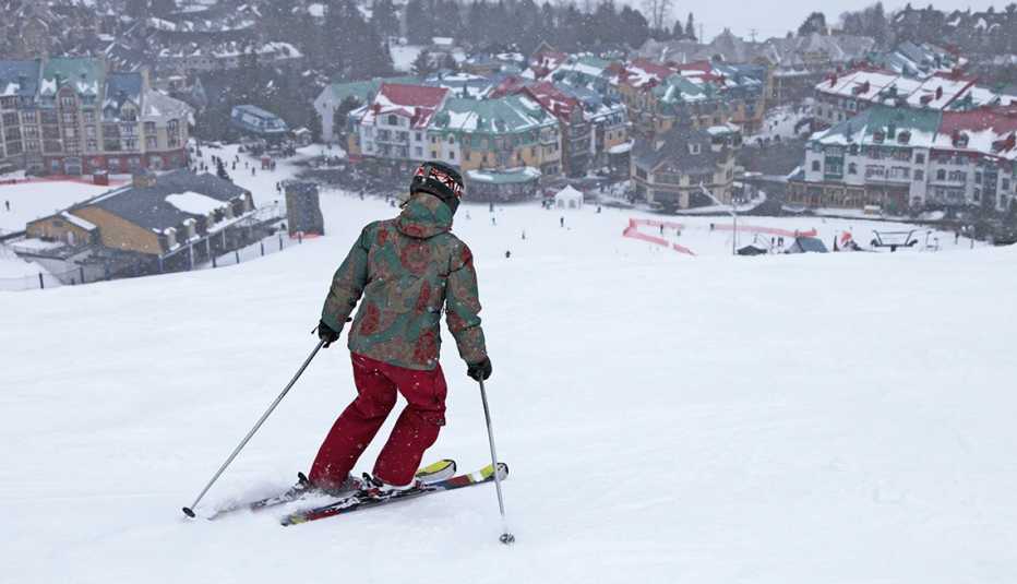 Esquí alpino en Mont Tremblant.