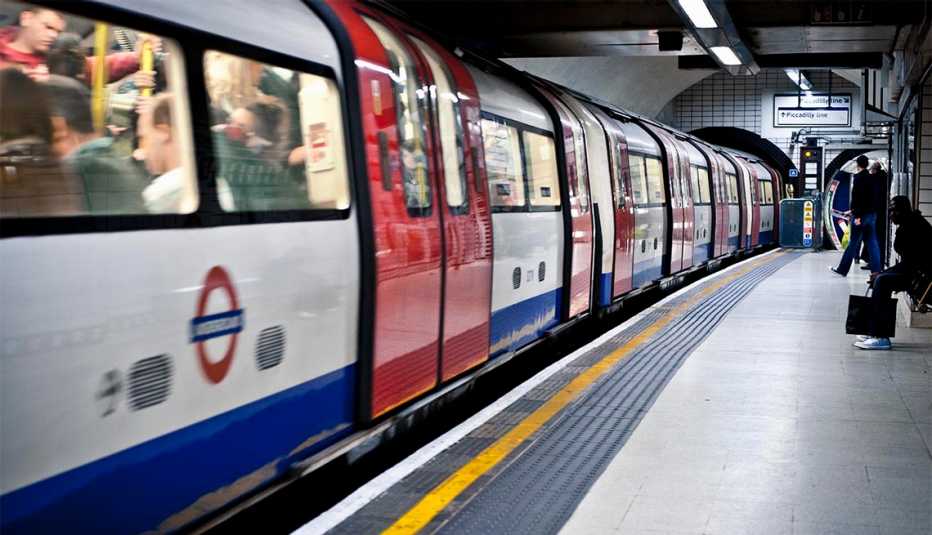 Metro subterráneo de la ciudad de Londres