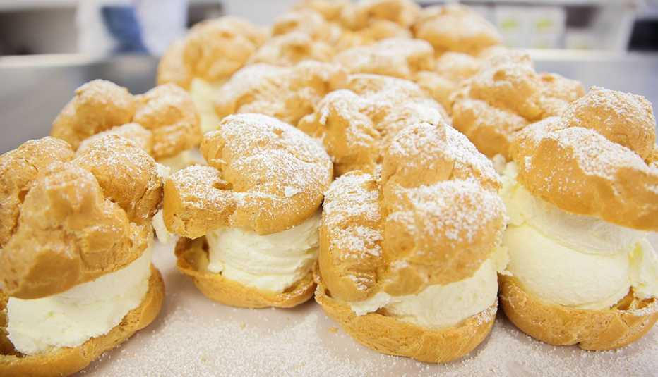 Cream puffs de la Eastern States Exposition