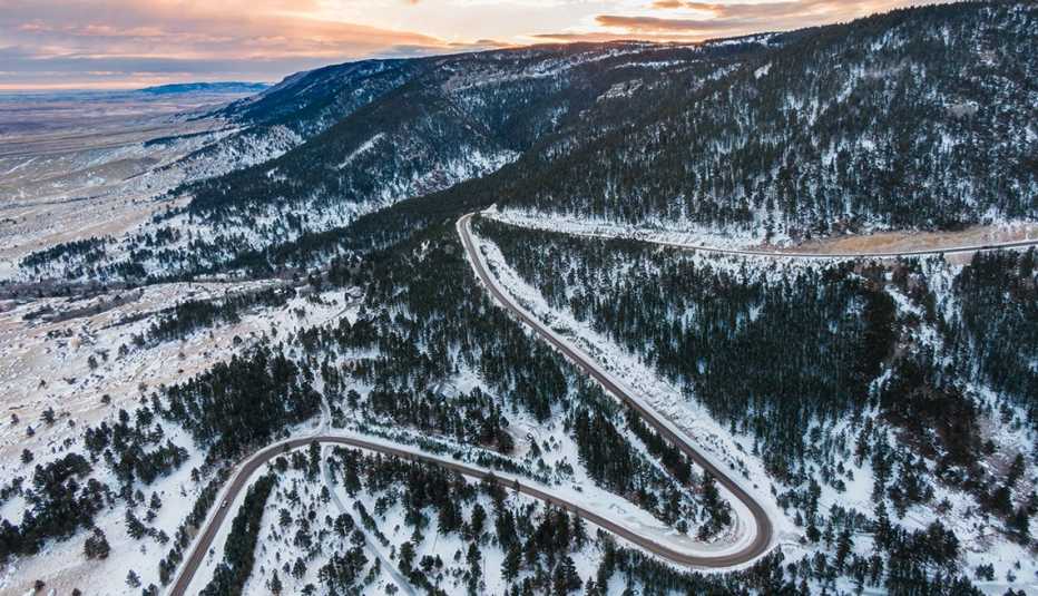 Vista aérea de Casper, Wyoming