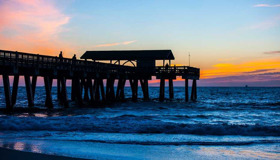 atardecer en Tybee Island