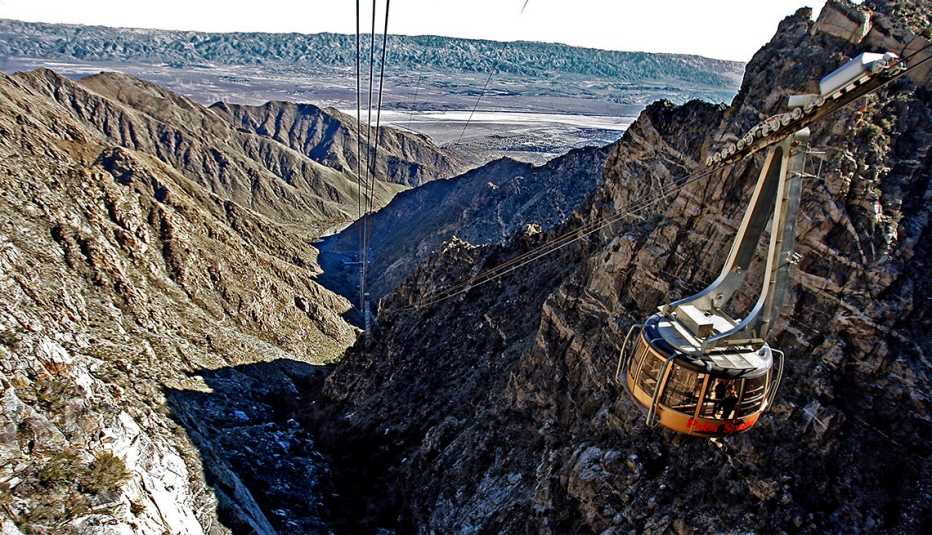 Tranvía aéreo en Palm Springs 