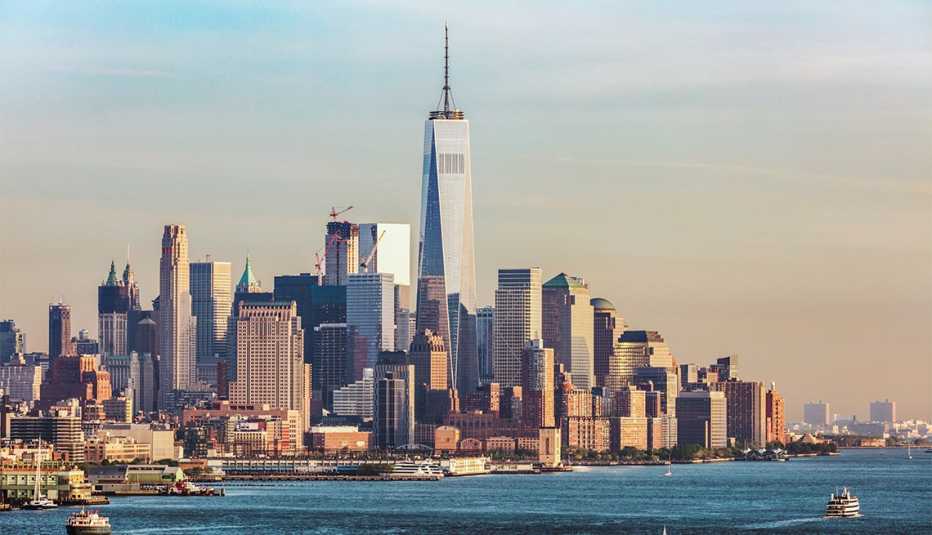 Atardecer en Manhattan, Nueva York