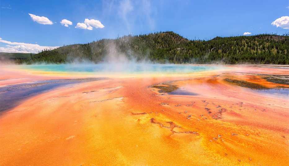 Grand Prismatic Spring en el Parque Nacional Yellowstone