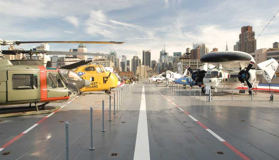 Cubierta de vuelo del U.S.S. Intrepid
