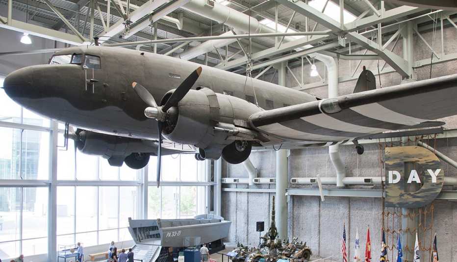 Avión expuesto en el Museo Nacional de la Segunda Guerra Mundial