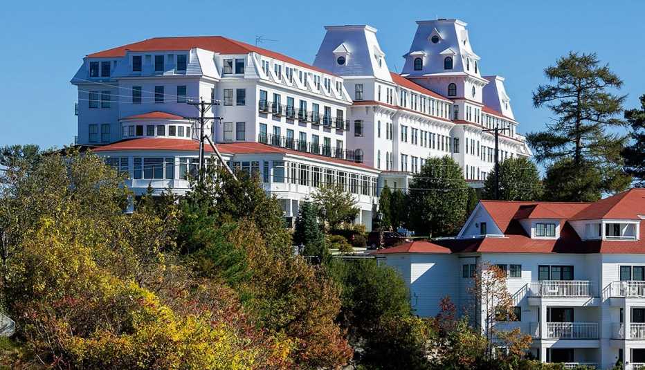 Panorámica del Wentworth Hotel en Nuevo Hampshire