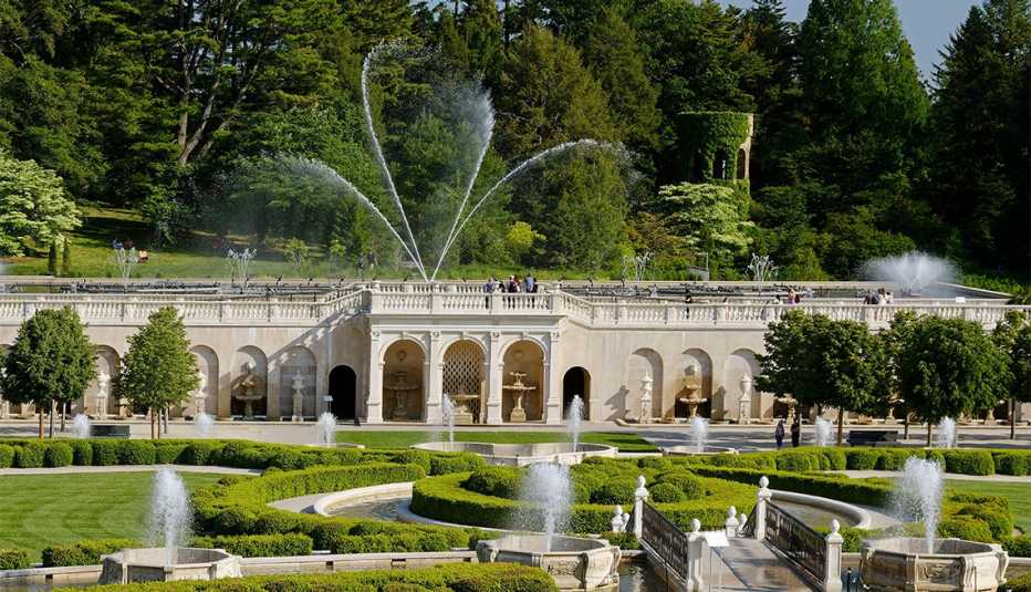 Panorámica de Longwood Gardens