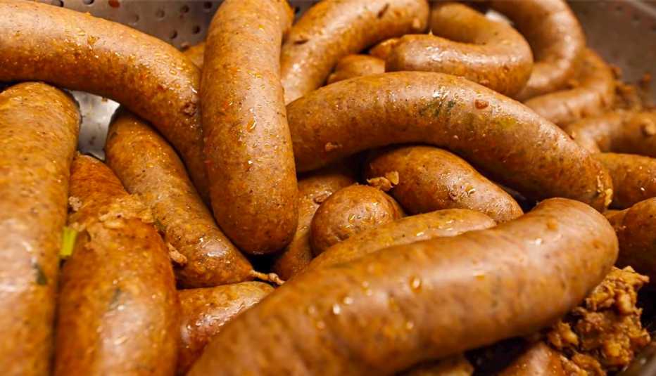 Salchicha boudin de Luisiana