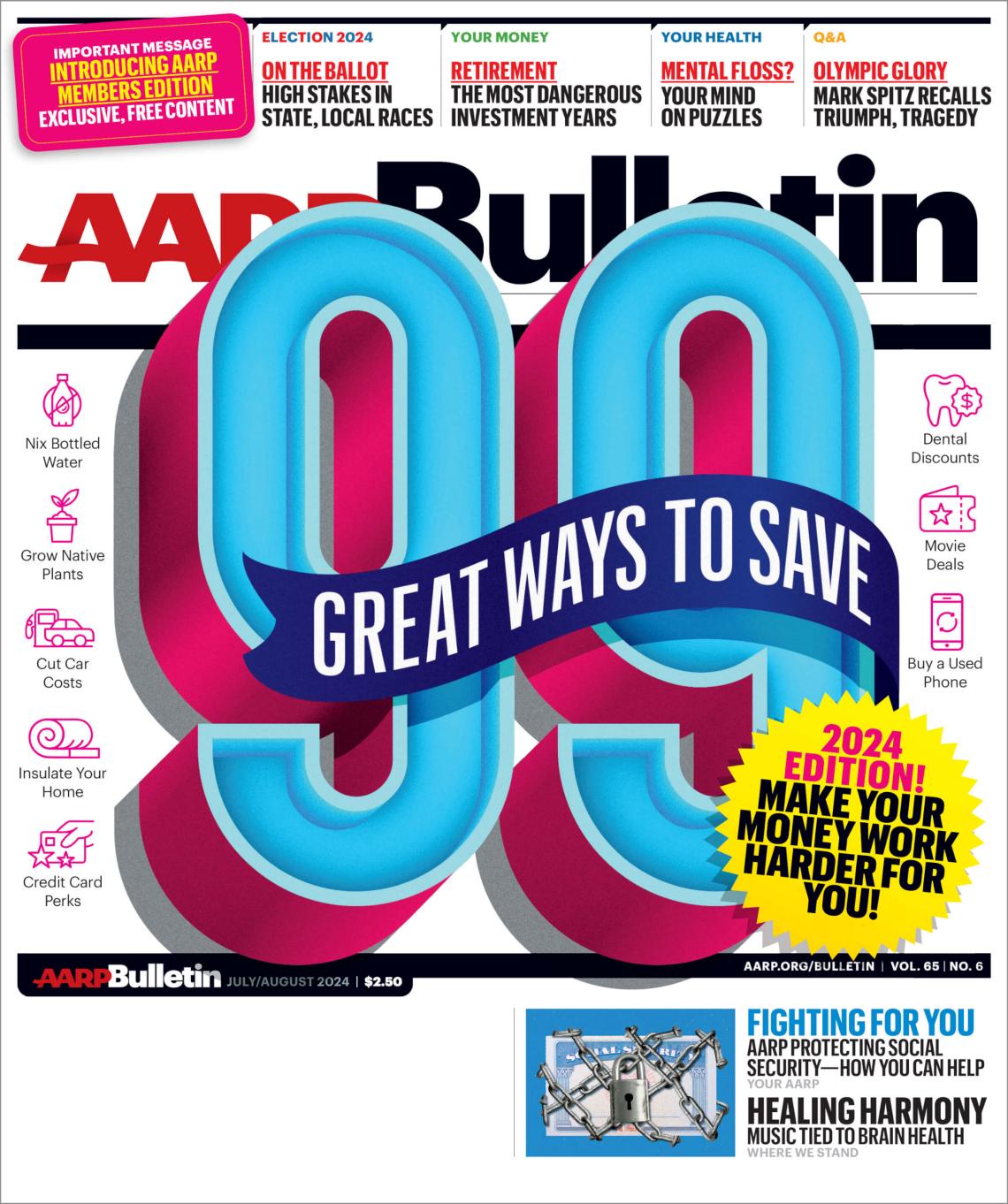 cover of aarp bulletin July/August 2024