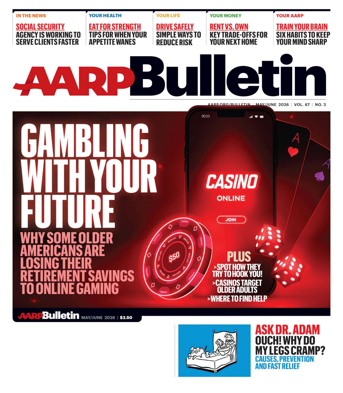 cover of aarp bulletin may/june 2026